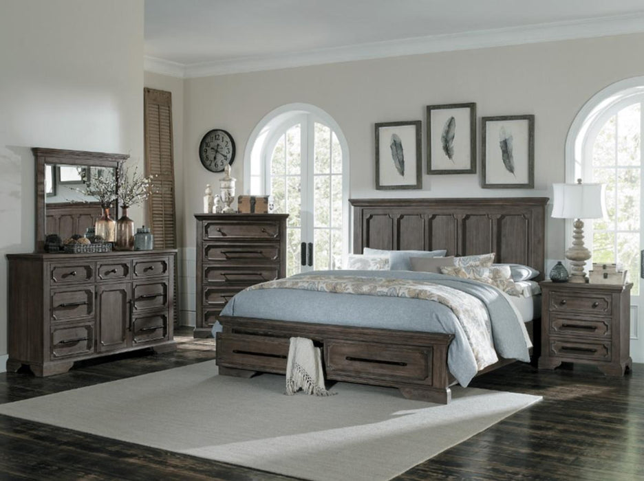 Taulon Dresser in Dark Oak 5438-5 - VIP FURNITURE (NJ)
