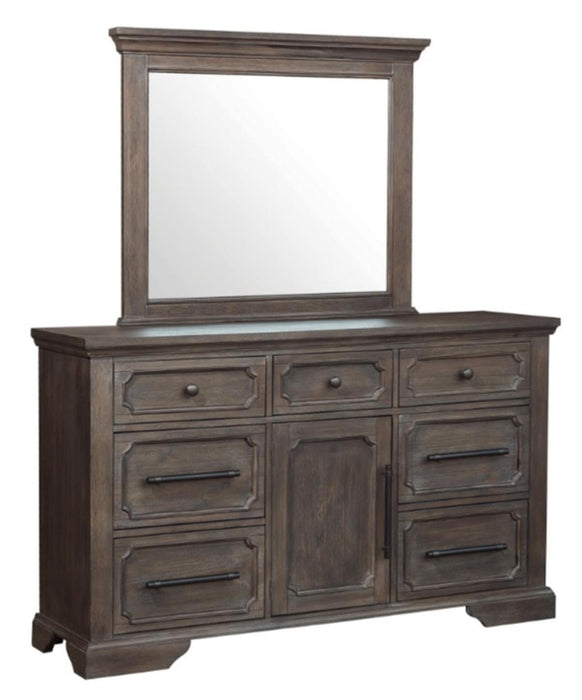 Taulon Dresser in Dark Oak 5438-5 - VIP FURNITURE (NJ)