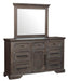 Taulon Dresser in Dark Oak 5438-5 - VIP FURNITURE (NJ)
