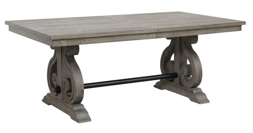 Toulon Dining Table in Dark Pewter 5438-96* - VIP FURNITURE (NJ)
