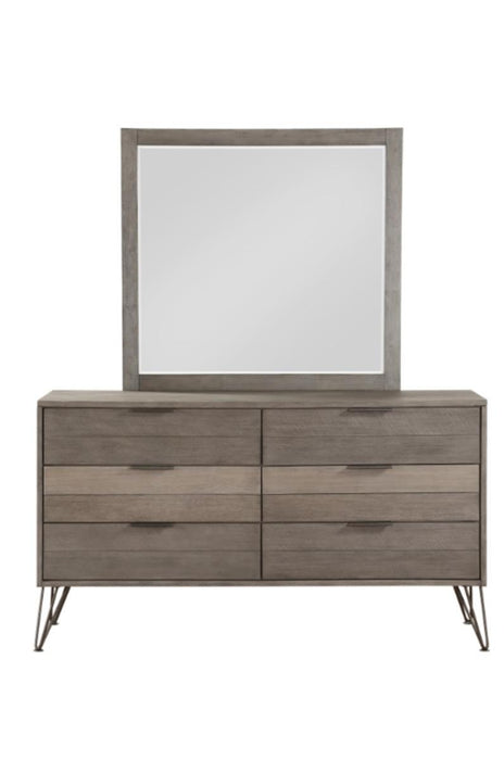 Urbanite Dresser in Tri-tone Gray 1604-5 - VIP FURNITURE (NJ)