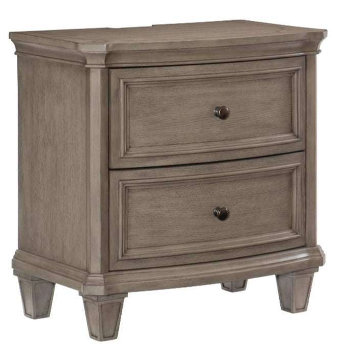 Vermillion Nightstand in Gray 5442-4 - VIP FURNITURE (NJ)