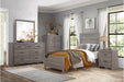 Waldorf Twin Panel Bed in Dark Gray 1902T-1* - VIP FURNITURE (NJ)