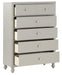 Wellsummer 5 Drawer Chest in Gray 1803GY-9 - VIP FURNITURE (NJ)