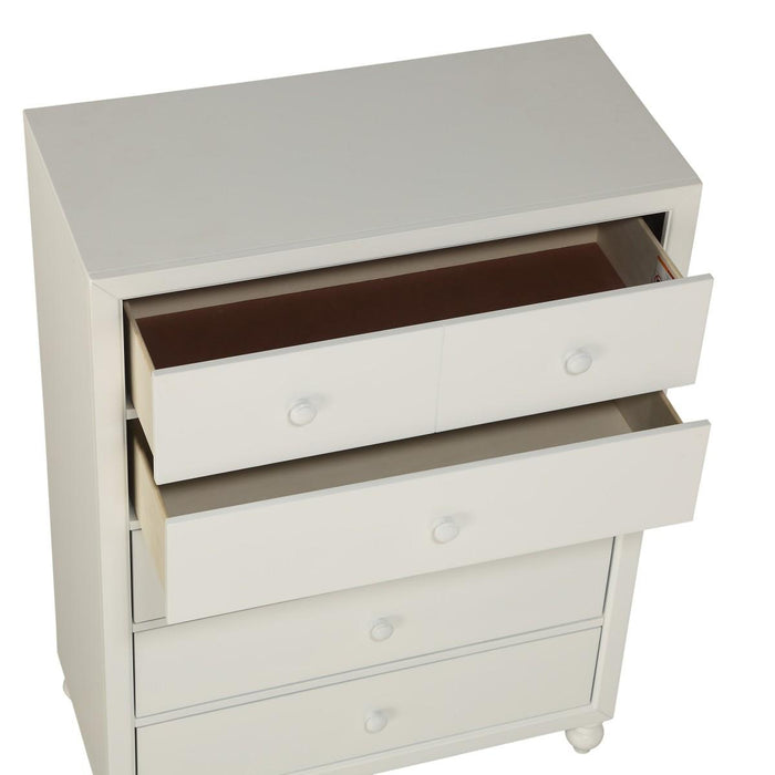 Wellsummer 5 Drawer Chest in Gray 1803GY-9 - VIP FURNITURE (NJ)