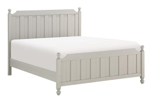 Wellsummer Full Panel Bed in Gray 1803GYF-1* - VIP FURNITURE (NJ)