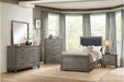 Woodrow Twin Panel Bed in Gray 2042T-1* - VIP FURNITURE (NJ)