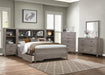 Woodrow Twin Platform Bed in Gray 2042NBT-1* - VIP FURNITURE (NJ)