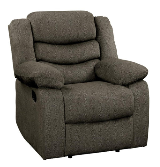 Discus Double Reclining Chair in Brown 9526BR-1 - VIP FURNITURE (NJ)