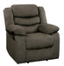 Discus Double Reclining Chair in Brown 9526BR-1 - VIP FURNITURE (NJ)