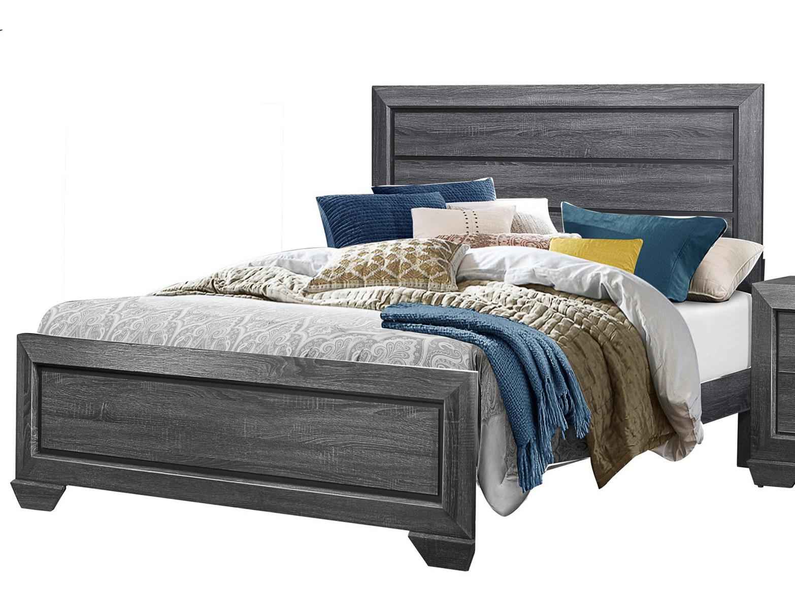 Beechnut Queen Panel Bed in Gray 1904GY-1