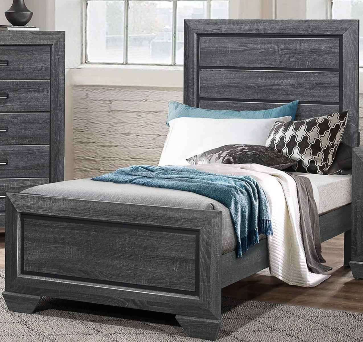 Beechnut Full Bed in Gray 1904FGY-1
