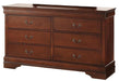 Mayville 6 Drawer Dresser in Brown Cherry 2147-5 image