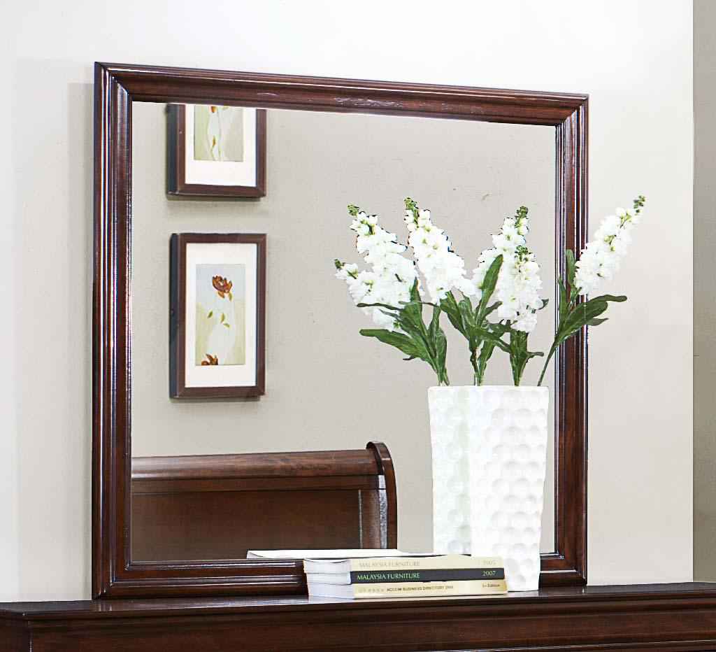 Mayville Mirror in Brown Cherry 2147-6
