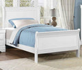 Mayville Full Sleigh Bed in White 2147FW-1