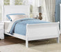 Mayville Twin Sleigh Bed in White 2147TW-1 image