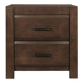 Erwan 2 Drawer Nightstand in Dark Walnut 1961-4