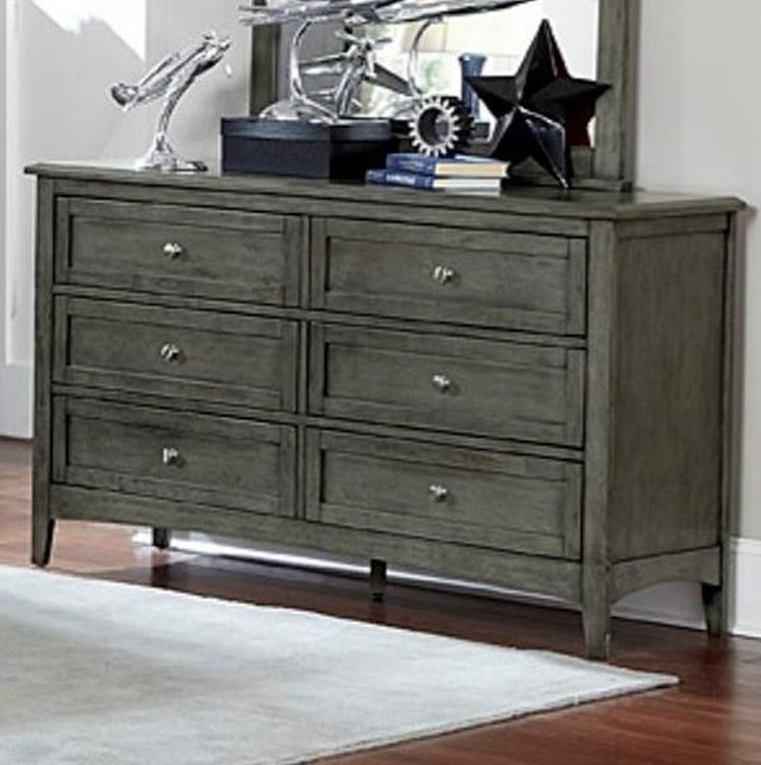 Garcia 6 Drawer Dresser in Gray 2046-5