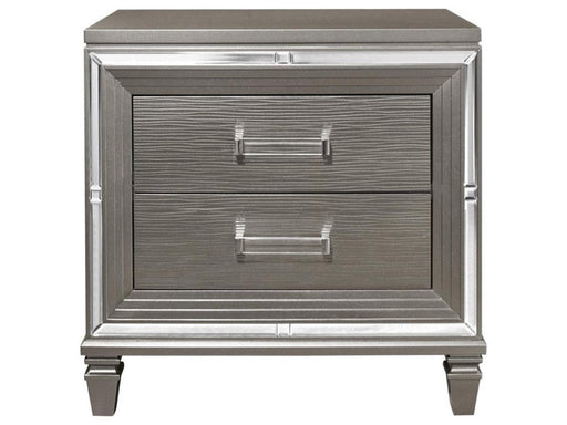 Tamsin Nightstand in Silver Grey Metallic 1616-4 image
