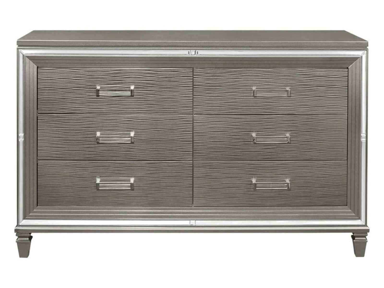 Tamsin Dresser in Silver Grey Metallic 1616-5