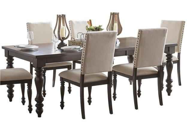 Begonia Dining Table in Gray 1718GY-90
