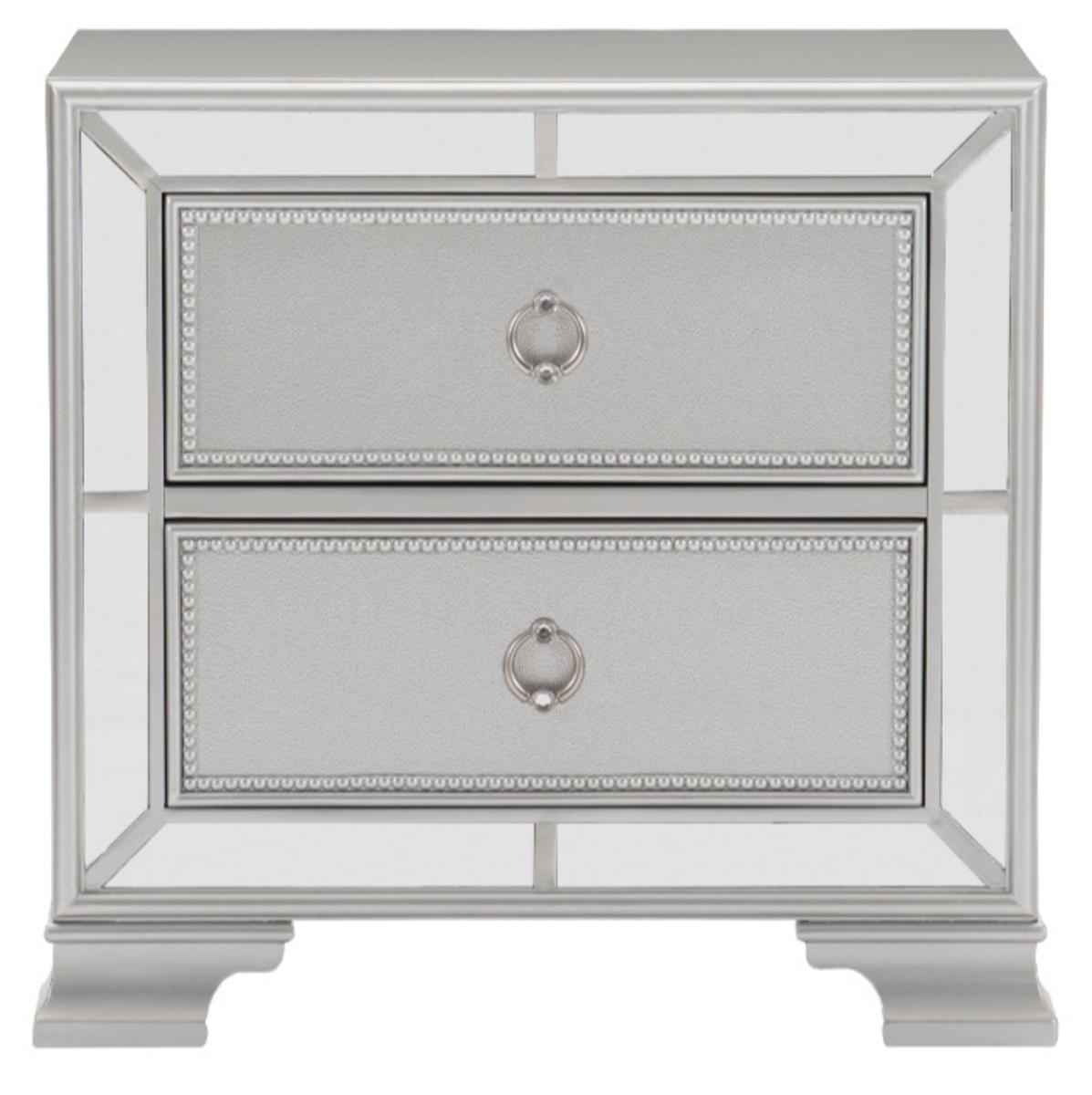 Avondale Nightstand in Silver 1646-4