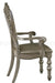 Catalonia Arm Chair in Platinum Gold (Set of 2) image