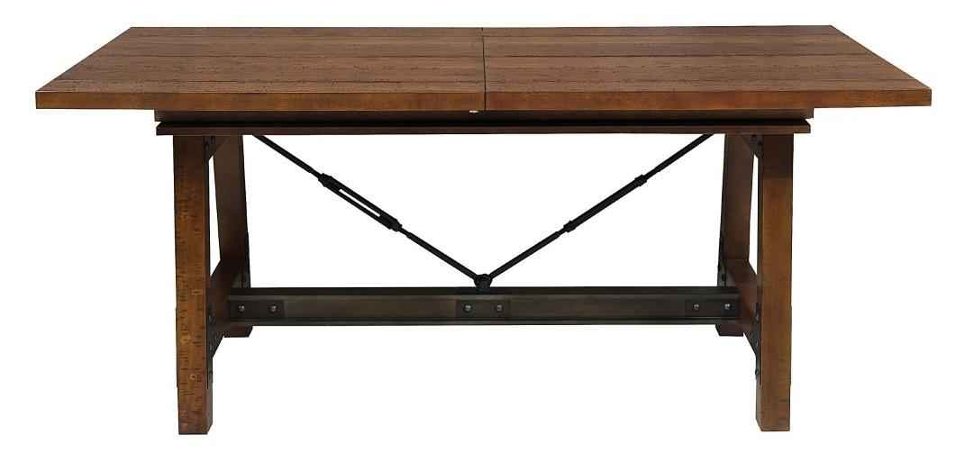 Holverson Dining Table in Rustic Brown 1715-94