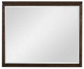 Griggs Mirror in Dark Brown 1669-6