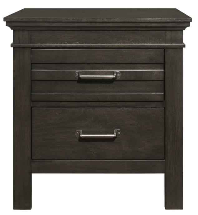 Blaire Farm Nightstand in Saddle Brown Wood 1675-4
