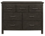 Blaire Farm Dresser in Saddle Brown Wood 1675-5 image