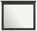 Blaire Farm Mirror in Saddle Brown Wood 1675-6