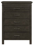 Blaire Farm Chest in Saddle Brown Wood 1675-9