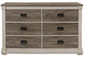 Arcadia Dresser in White & Weathered Gray 1677-5