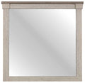 Arcadia Mirror in White & Weathered Gray 1677-6