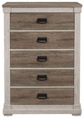Arcadia Chest in White & Weathered Gray 1677-9