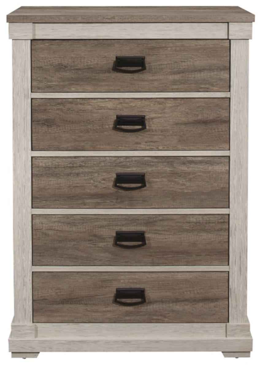 Arcadia Chest in White & Weathered Gray 1677-9