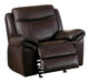 Mahala Glider Recliner Chair in Brown 8200BRW-1 image