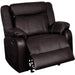 Jude Glider Recliner Chair in Brown 8201BRW-1 image