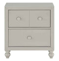 Wellsummer 2 Drawer Nightstand in Gray 1803GY-4
