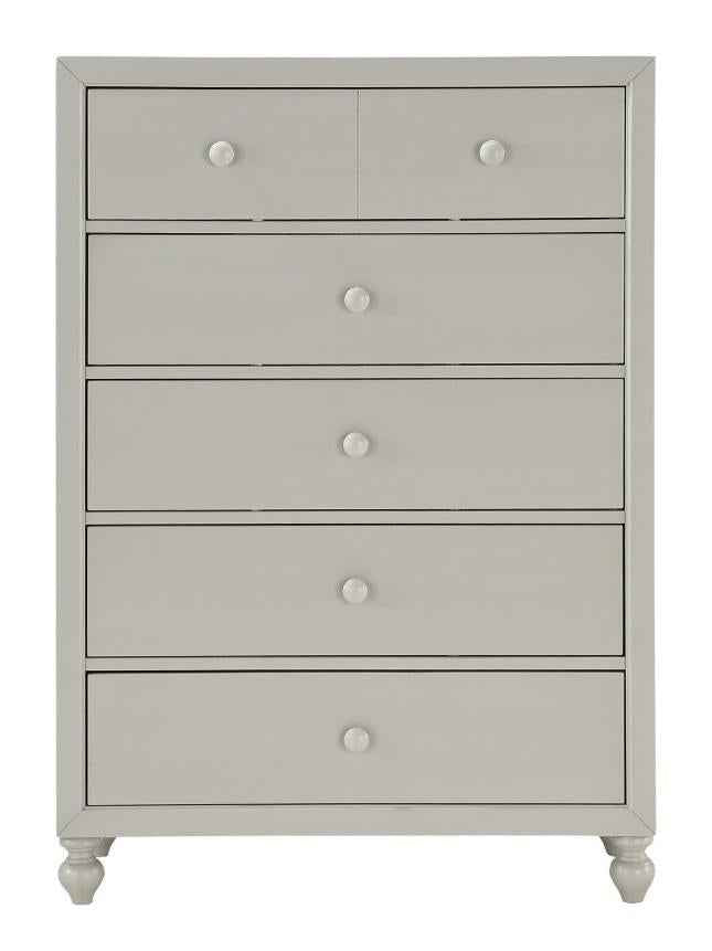 Wellsummer 5 Drawer Chest in Gray 1803GY-9