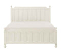 Wellsummer Queen Panel Bed in White 1803W-1*