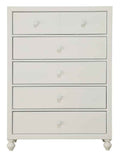 Wellsummer 5 Drawer Chest in White 1803W-9