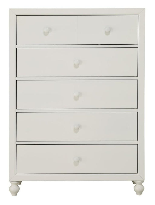 Wellsummer 5 Drawer Chest in White 1803W-9 image