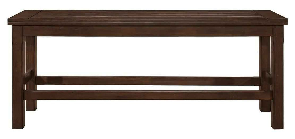 Schleiger Counter Height Bench in Dark Brown 5400-24BH