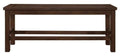 Schleiger Counter Height Bench in Dark Brown 5400-24BH