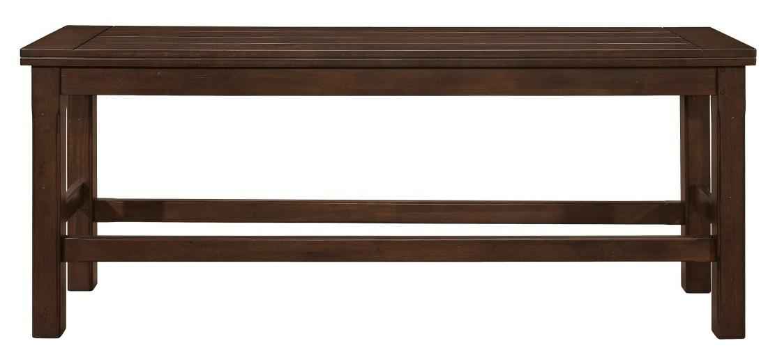Schleiger Counter Height Bench in Dark Brown 5400-24BH