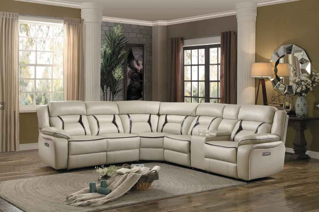 Amite 6pc Sectional Sofa in Beige