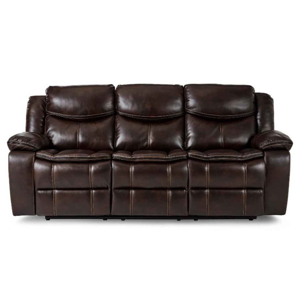 Bastrop Double Reclining Sofa in Brown 8230BRW-3
