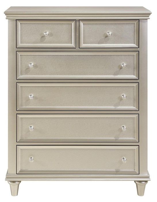 Celandine 6 Drawer Chest in Silver 1928-9 image
